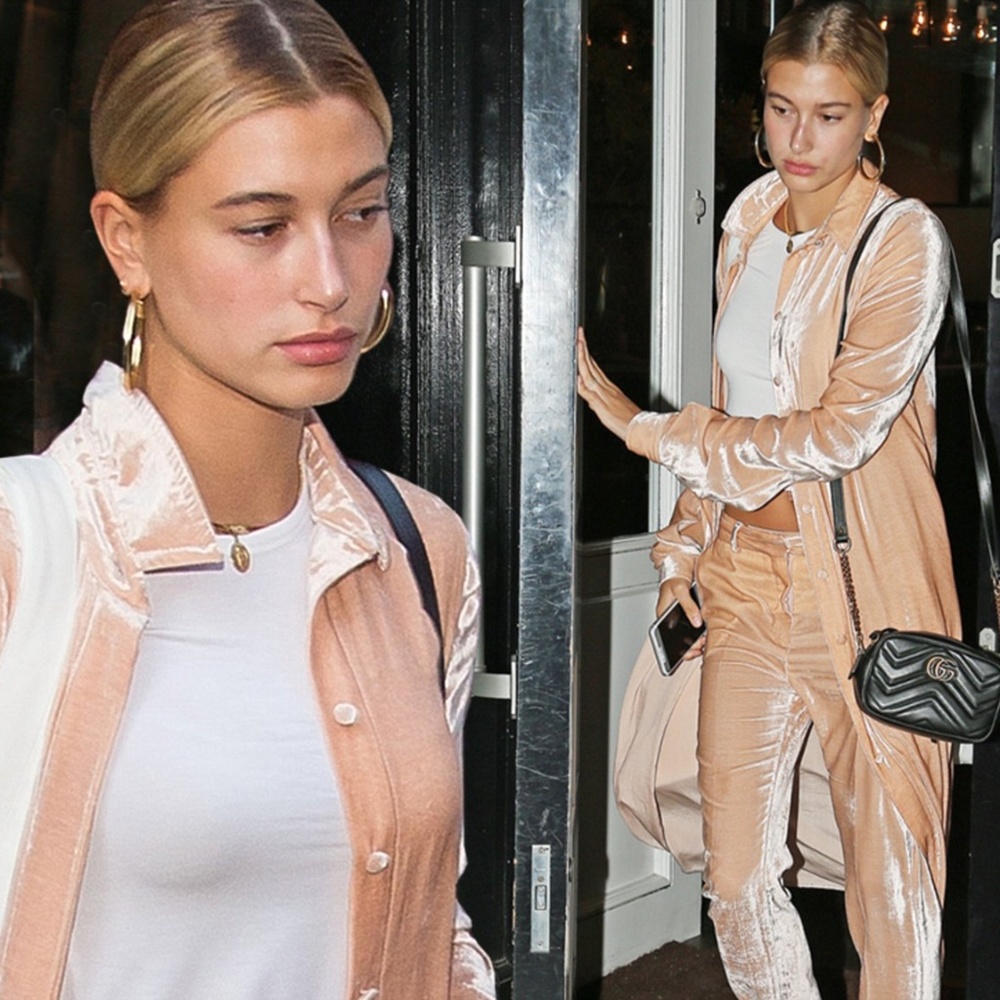 Filles A Papa Hailey Beiber Underground Velvet duster S